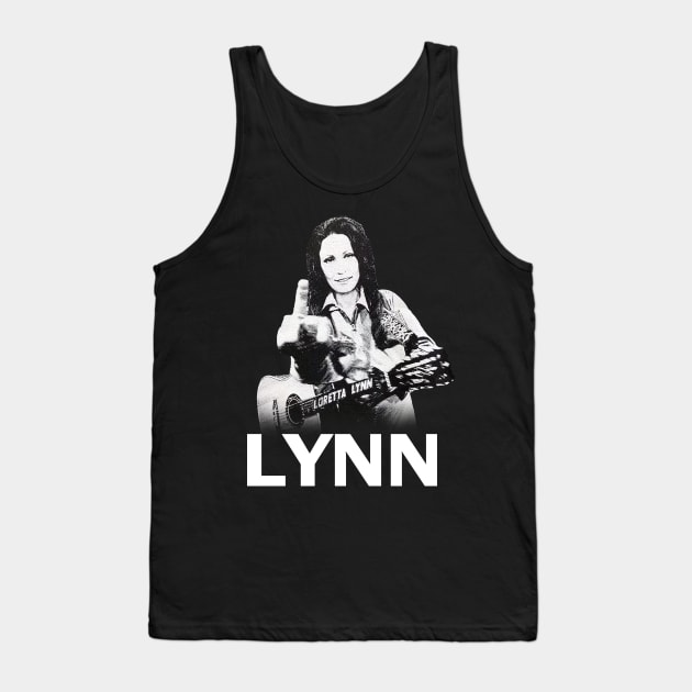 Loretta Lynn - Cool Pose Tank Top by chanda's